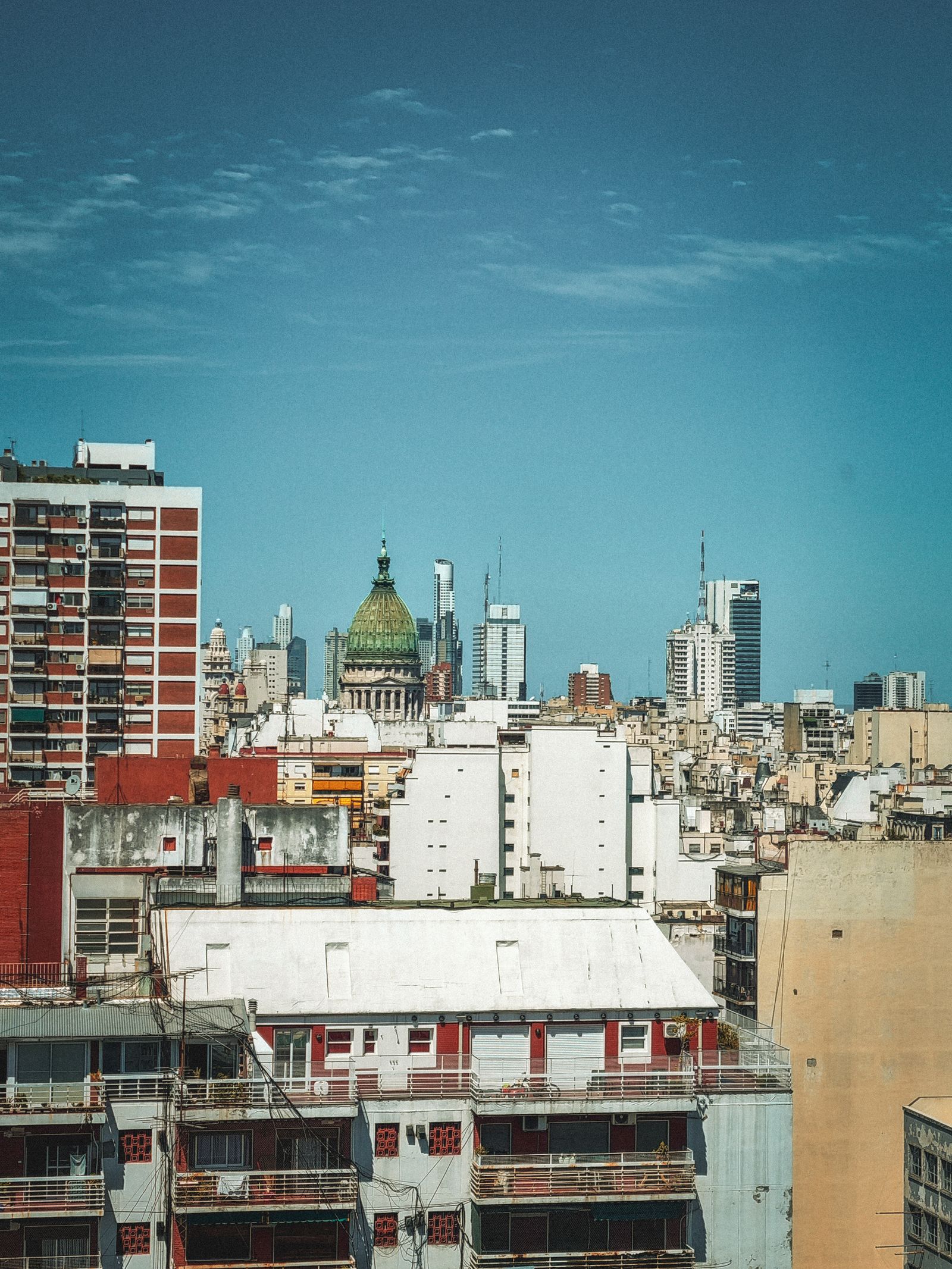 Panoramic view of the cityscape